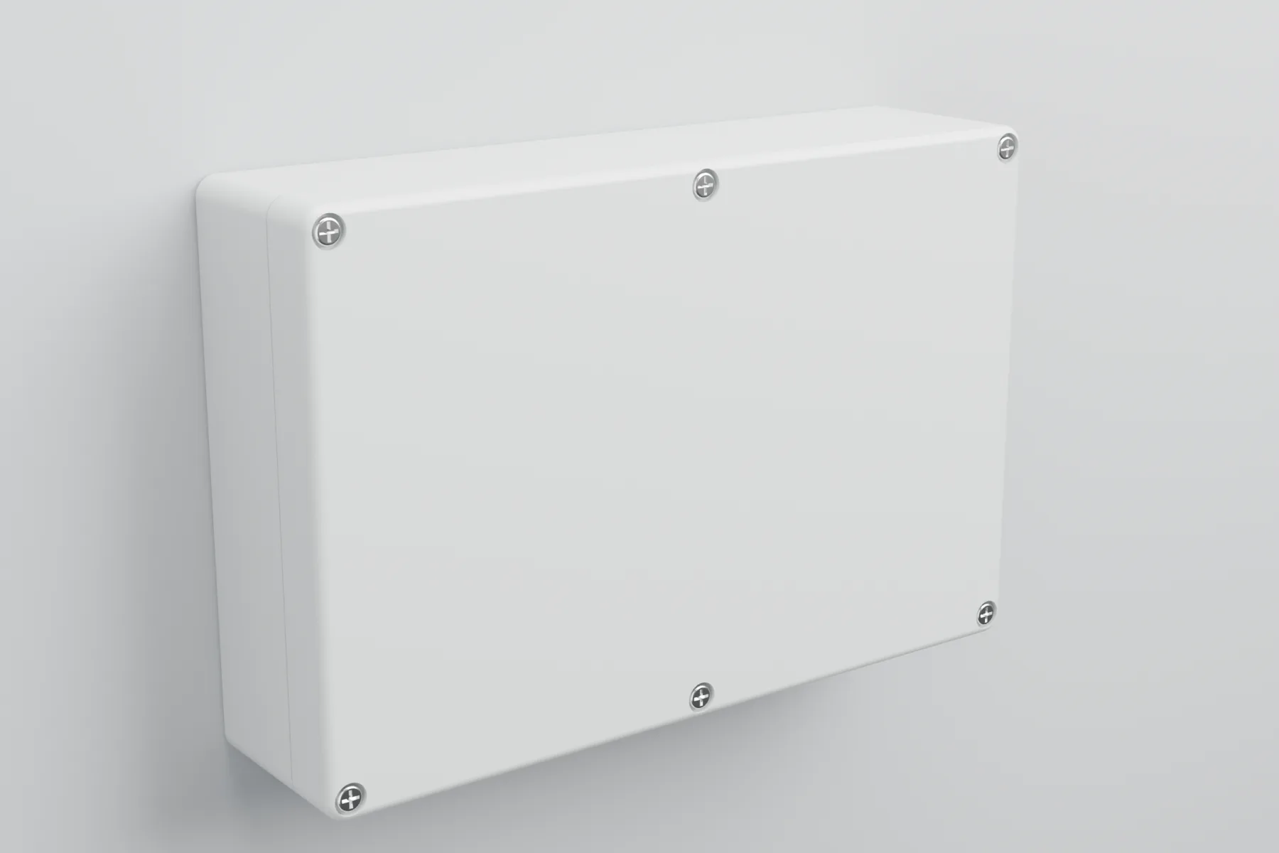 Simple charger: grey wall box, landscape